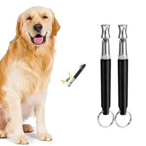 2025 Ultrasonic Dog Whistle - 16-25kHz Adjustable Bark Control with LED, Pocket-Sized Training Aid for Home & Outdoors