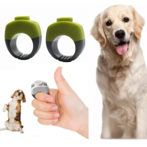 Pet Clicker Ring for Dog Cat Horses Bird Mini Finger Clickers Training Equipment Obedience Behavior Scientific 1pcs