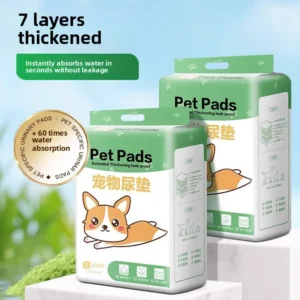 PetClear 7-Layer Pet Training Pad Super Absorbent Quick Dry Leak-Proof Carbon Odor Control Waterproof Disposable for Dogs Cats