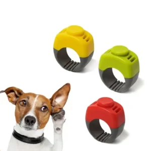 Portable Dog Training Clicker - Wristband Non-Electric Tool, Precise Sound Feedback, Food-Grade Plastic Anti-Mistouch Shockproof