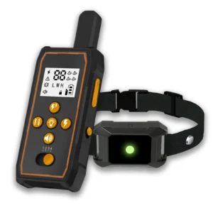 3500FT Electric Dog Training Collar，Universal Dog Bark Collar,Waterproof Rechargeable With Remote Control Anti Barking Device