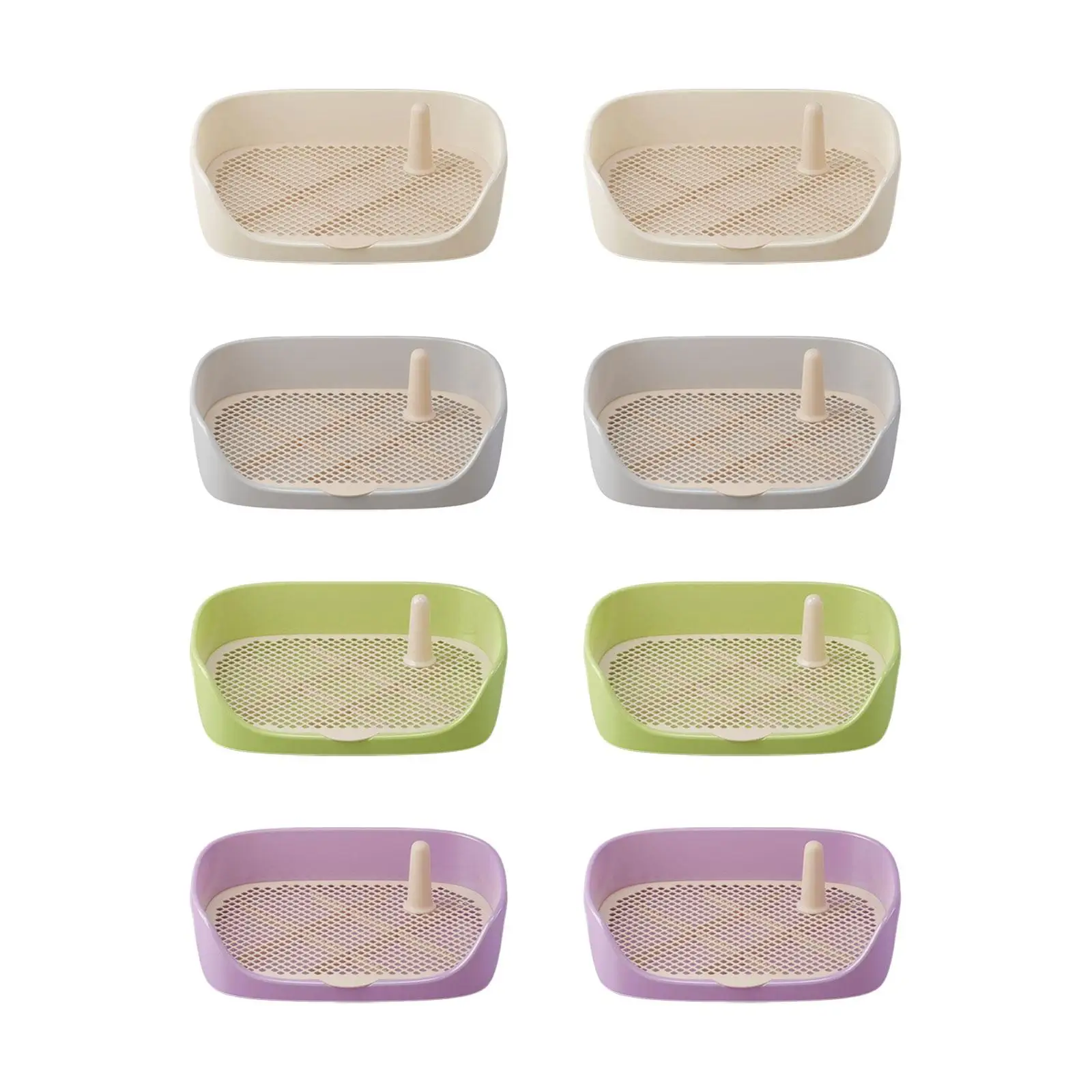 Dog Potty Trainer Pet Bedpan Training Pad Puppy Toilet Tray Anti Splashing Cat Pee Pad for Small Dog Kitten Cleaning Supplies