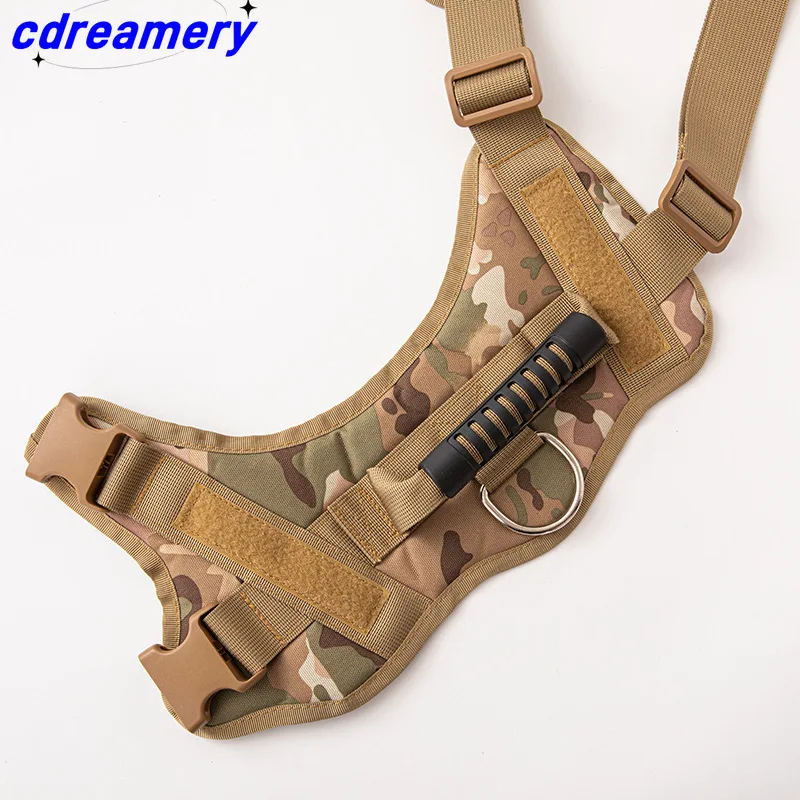 CDY Tactical Dog Harness with Handle Military Style Walking Leash for Medium to Large Dogs Puppy Training Accessory 1 Piece - Image 3