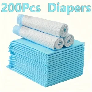 40/50/100/200pcs Super Absorbent Odor-Control Disposable Dog Diapers & Training Pads