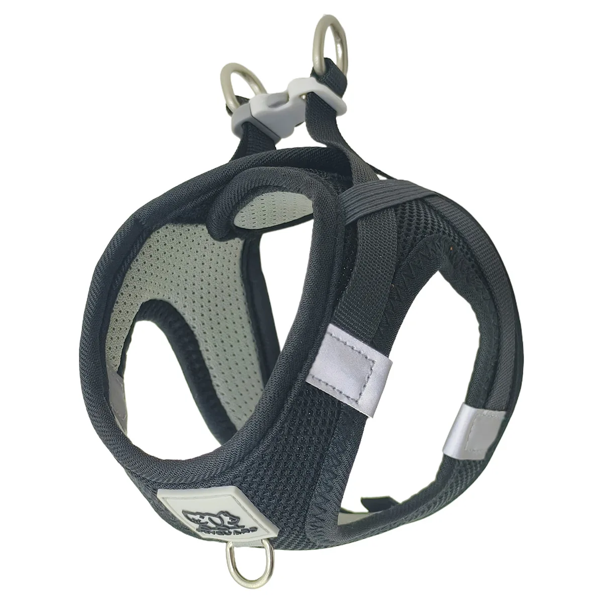Adjustable Reflective No-Pull Harness for Small Dogs (2-4 kg / 4.4-8.8 lbs) - Durable Anti-Escape Chest Strap with Leash for Wal - Image 2