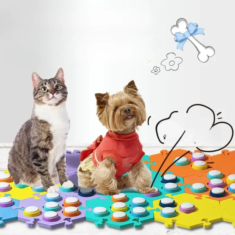 Dog Talk Button Pet Communication Buttons Cat Voice Recorder Training Ringing Voices Clickers - Image 6