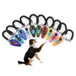 pet training clicker & whistle 2-in-1 mix-color